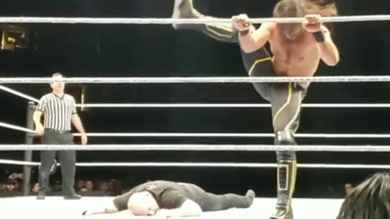 SethRollins Vs BaronCorbin Live Event WWEAnaheim   Raw