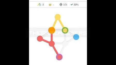 Watercolors Two Colors - 4 Edged Star Level 37 Walkthrough Solution