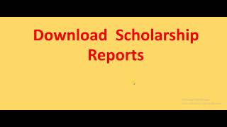 How can download Old Scholarship Reports on Epunjab portal Sc OBC Current Old |Session Reports screenshot 5