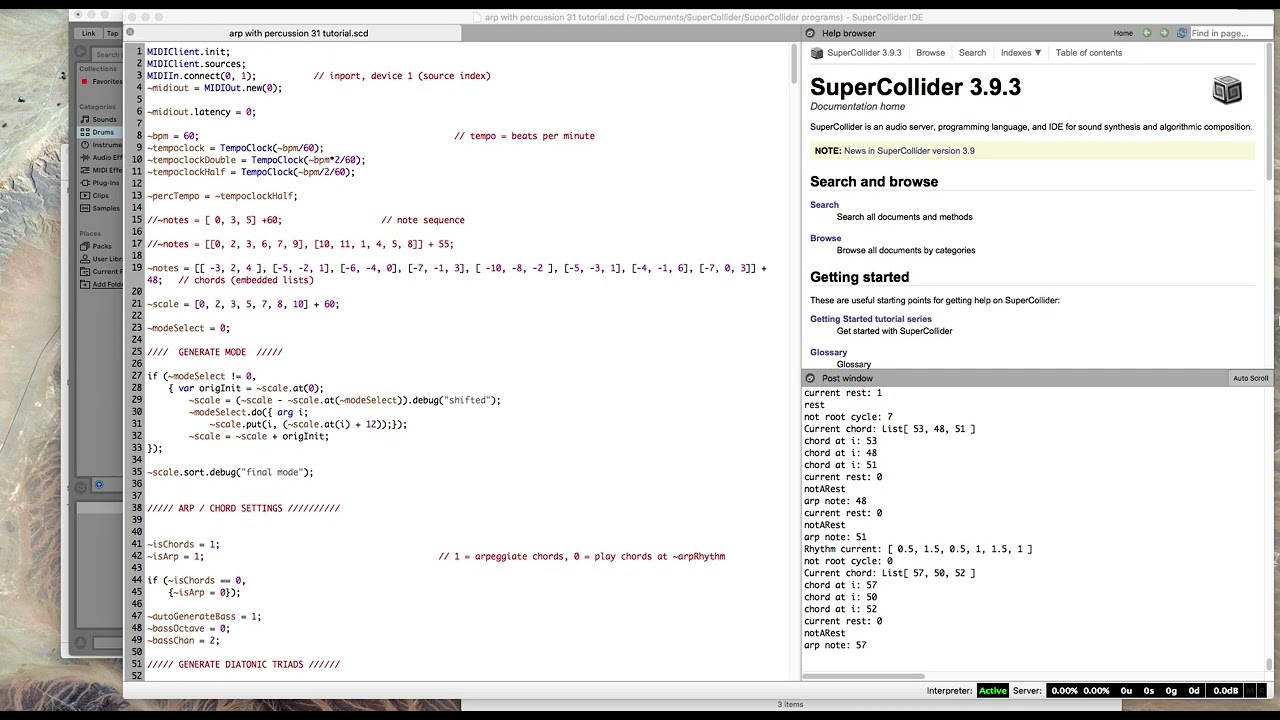 Schillinger Generative Music in SuperCollider - Tutorial pt.2 - Overview