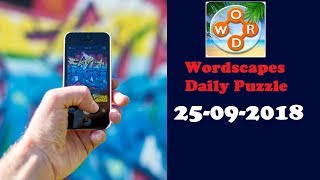 Wordscapes Daily Puzzle September 25 2018 | Wordscapes Daily Answers