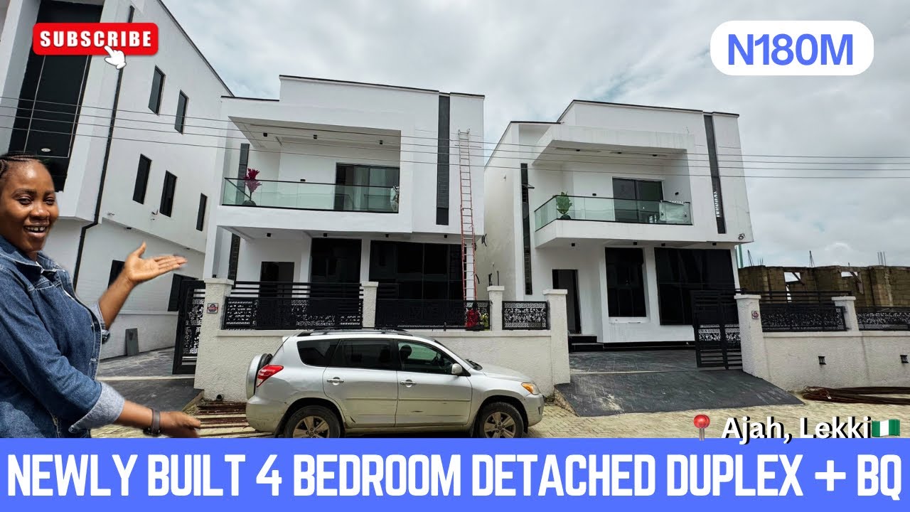 ПРОДАЕТСЯ ДОМ В ЛЕККИ, ЛАГОС, НИГЕРИЯ; НОВЫЙ 4-СПАЛЬНЫЙ ДВУХКОМНАТНЫЙ ДОМ-ДУПЛЕКС НА ПРОДАЖУ В АД...
