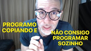 O motivo de 90% das pessoas não conseguirem programar SEM COPIAR em JavaScript (programar sozinho)