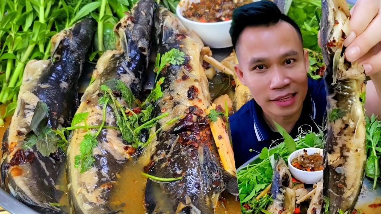 ปลาดุก ปลาดุกต้มน้ำปลาร้า ใส่ผักขะแยงหอมๆแซ่บๆ