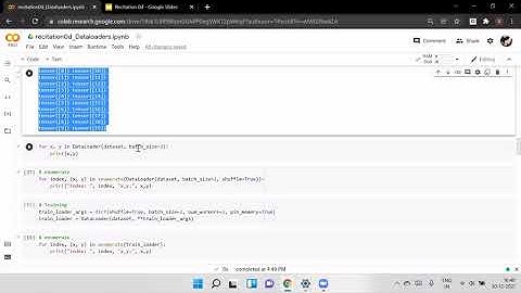 Recitation 0d | dataloaders, reading, writing, saving