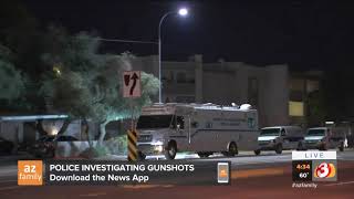 VIDEO: Police investigating shooting outside Phoenix apartment complex