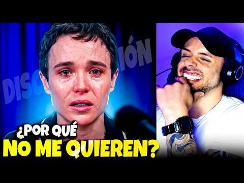 Elliot Page LLORA y SUPLICA EN VIVO porque NADIE le da trabajo en Hollywood 😭