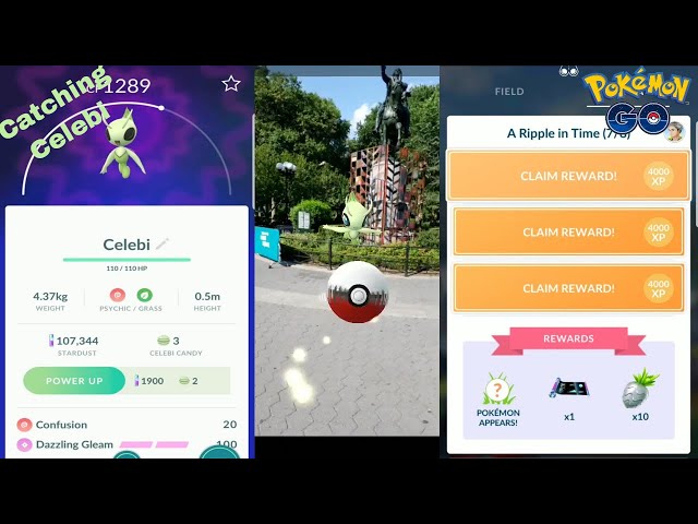 Pokemon Go Celebi Quest: A Ripple in Time special research event quest  steps to catch Celebi