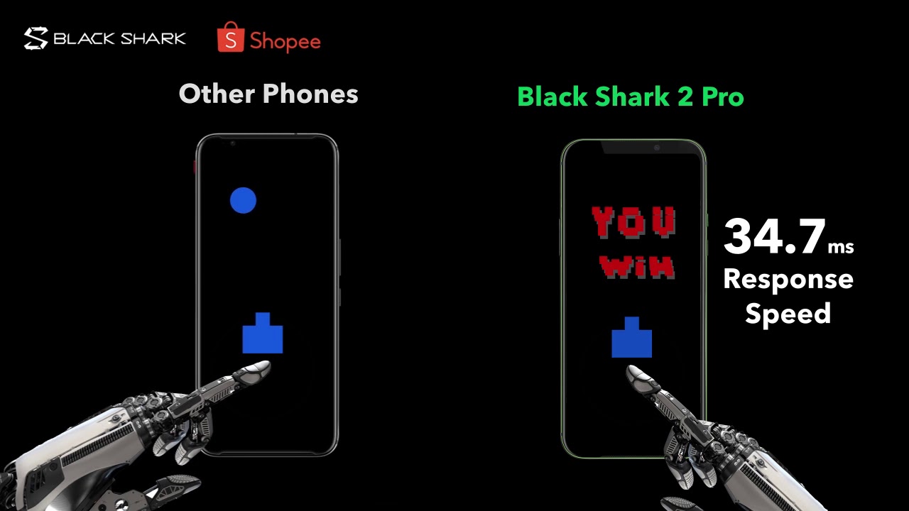 Black Shark 2 Pro - Lowest Latency Touch