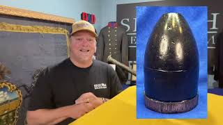 Rafael Eledge of ShilohRelics.com Discusses The Confederate 7 Inch Harding Pattern Cannon Shell