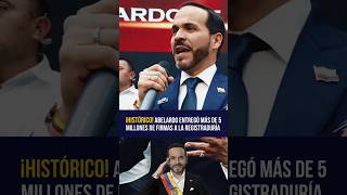 🔴Abelardo De La Espriella delivered over 5 million signatures to the Registrar's Office. #Steadfa...