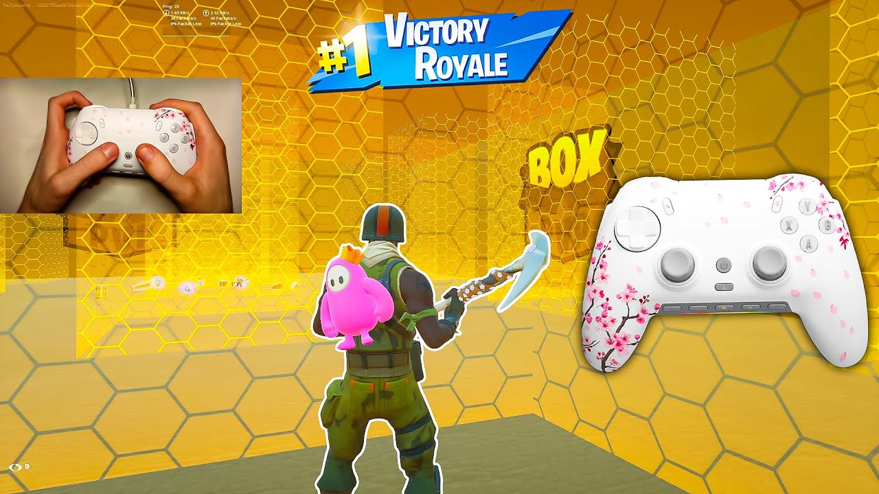[1 HOUR] Scuf Envision Controller ASMR 😴 Handcam Fortnite Box Fights 📦 ...