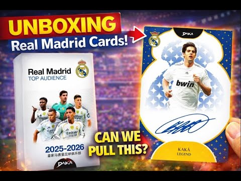 Unboxing DAKA Real Madrid 2025/26 ⚪🔥 Legend Cards Inside?!