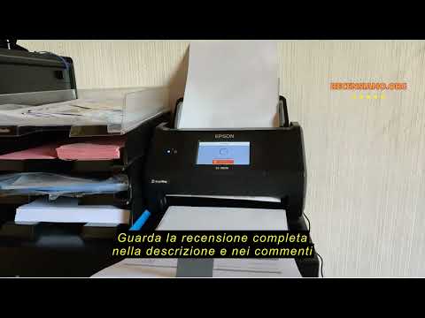 Recensione del Scanner Epson WorkForce ES-580W, scanner di file (scansione senza PC, da 35 a 70 imma