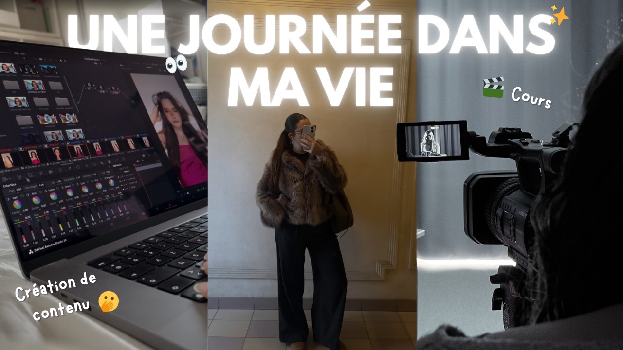 UNE JOURNÉE DANS MA VIE DE LYCÉENNE ET CRÉATRICE DE CONTENU (cours, organisation,…)