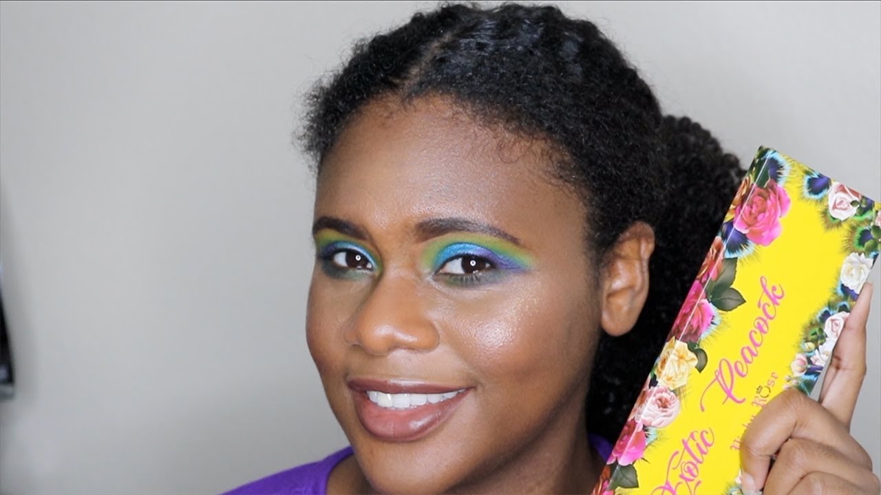 Pinky Rose Cosmetics Exotic Peacock Makeup Tutorial