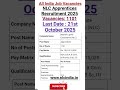 NLC Apprentice Recruitment 2025 π