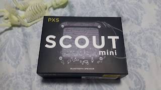 Распаковка портативной bluetooth колонки PXS Scout mini. Краткий опыт использования.