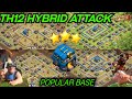 TH12 Hybrid Attack Strategy - How to use TH12 Hybrid or Hogs + Miner Attack - Clash of Clans