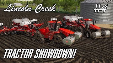 CoursePlay - Planting our biggest field, which tractor will crash less? - Lincoln Creek - Episode 4