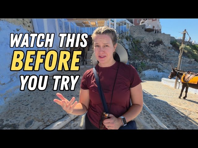 Can You Walk From Santorini Cruise Port to Town? My Stairs Experience 