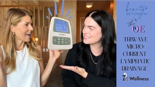Microcurrent Lymphatic Drainage Demo| 7EWellness TriWave | The OE x Beauty Beyond 40