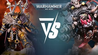 NEW Chaos Space Marines Vs Orks Warhammer 40k 10th Edition Live 2000pts Battle Report