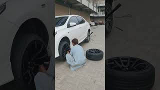 17 Inch Shogun Wheels For The 1st Time To Any Corolla In Pakistan #maliktraderspeshawar #car