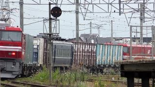 （UHD）EH800が牽引する試験列車