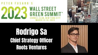 Sustainable Finance and ESG Trends | Rodrigo Sa | 2023 WSGS