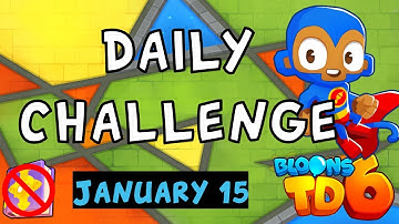 Bloons TD 6 Daily Challenge | Beat The ZOMG | No MK No Powers | January 15 2023