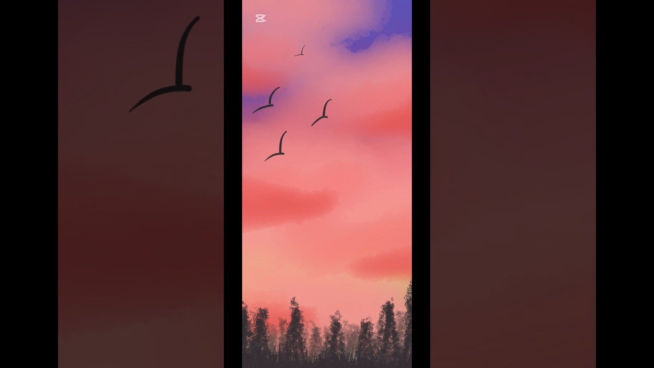 How to draw pink sky | iArtbook