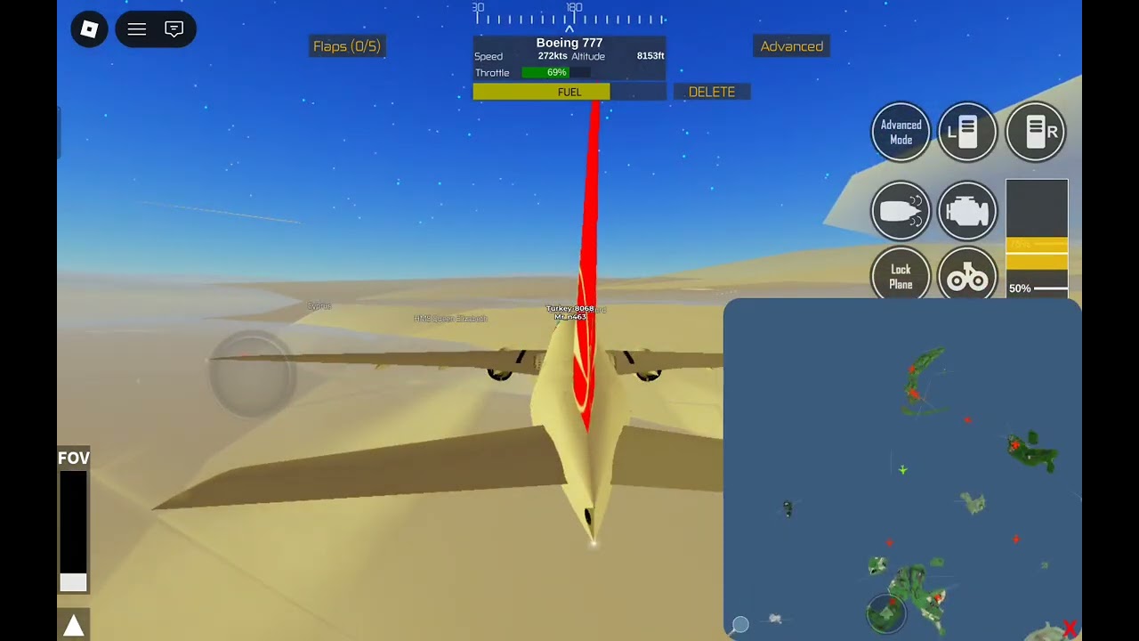 Turkish airlines boieng 777 full flight video 