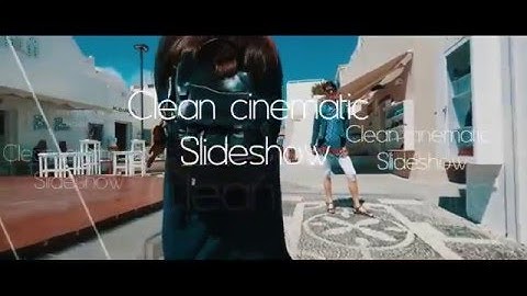 Videohive  After Effects Project Files Clean Cinematic Slideshow