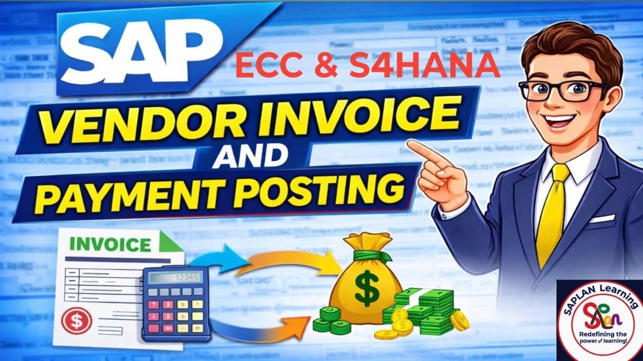 Vendor invoice Posting(FB60) in SAP step by Step! Non-PO Invoice Posting & Manual Payment(F-53)