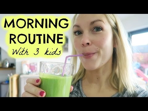 MORNING ROUTINE WITH 3 KIDS