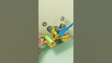 PROTOTYPE MINI STATIONARY POWER MACHINE ELECTRONIC CIRCUIT, USING USED MATERIAL DC MONTOR