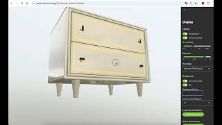 3D model of Bedside Table (GLB / GLTF)