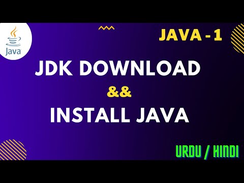 Jdk download || install Set Environmental Variables  Hindi/ Urdu(Jawad Aslam)