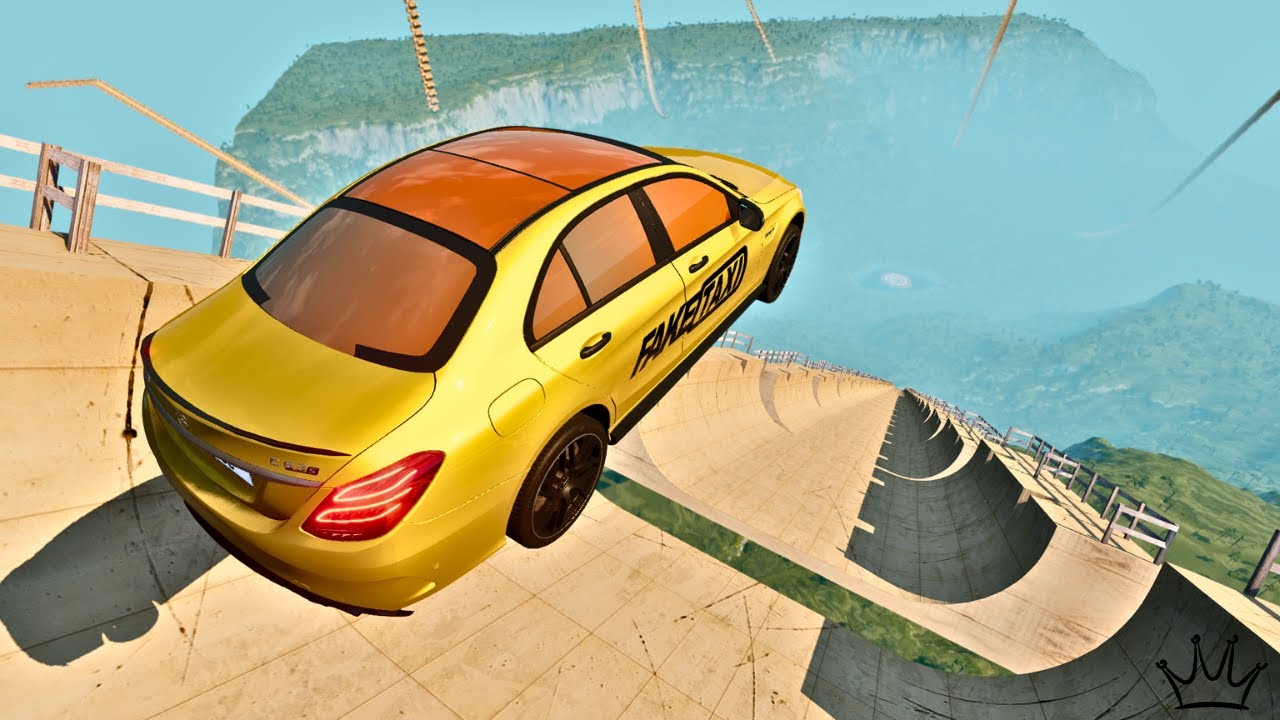 IMPOSSIBLE task on the mega ramp from GTA 5! \ #1 \ BeamNG.Drive - YouTube