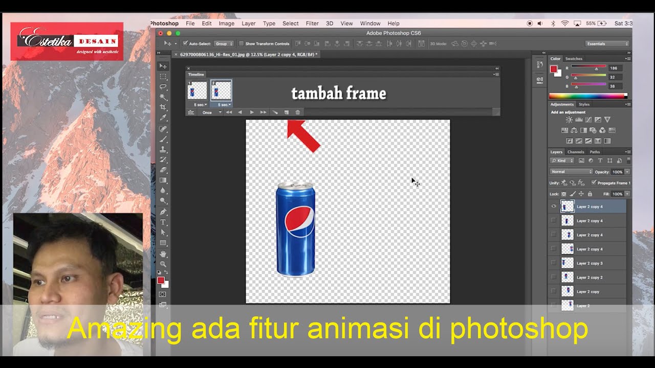 Amazing bisa animasi di photoshop