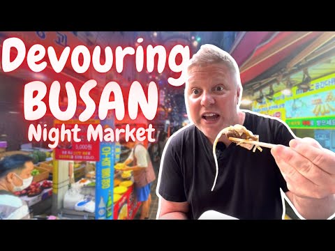 Busan South Korea's WILD Night Market! | 부산 야시장