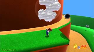 Super Mario 64 HD Remake Gameplay - Bob-omb Battlefield (Unity 3D)