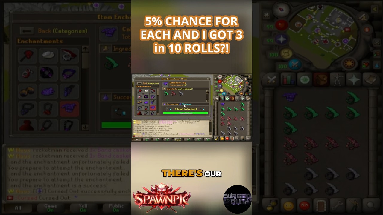 I GOT 3 1/20 ENCHANTS IN 10 ATTEMPTS?! 