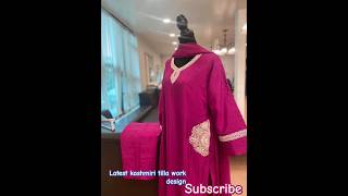 Latest Kashmiri Tilla Work Design Inspo For Brides