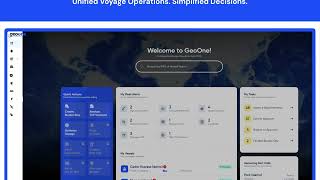 GeoOne - Integrated Voyage Operations Suite (VOS)