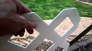 I show you how to build a simple Plant Lattice support, in this case, for a Clematis Plant.