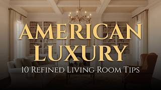 How to Decorate an American Luxury Living Room | 10 Refined Tips for Effortless Elegance