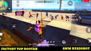 FACTORY ROOF TRICKS FIST FIGHT - King Of Factory HEADSHOT Fist Fight FACTORY VIDEO|Garena Free Fire 