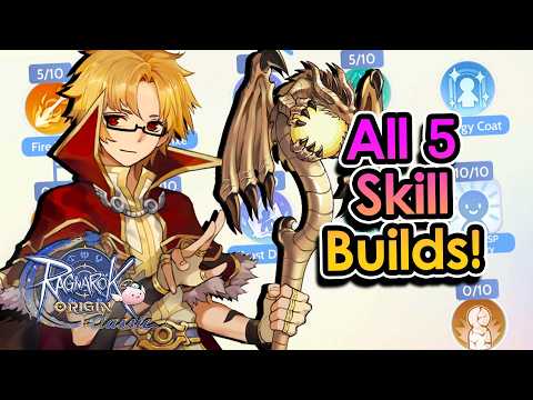 [ROOC] High Wizard Hybrid Build Skill Guide! All 5 Element Skill Setups | King Spade